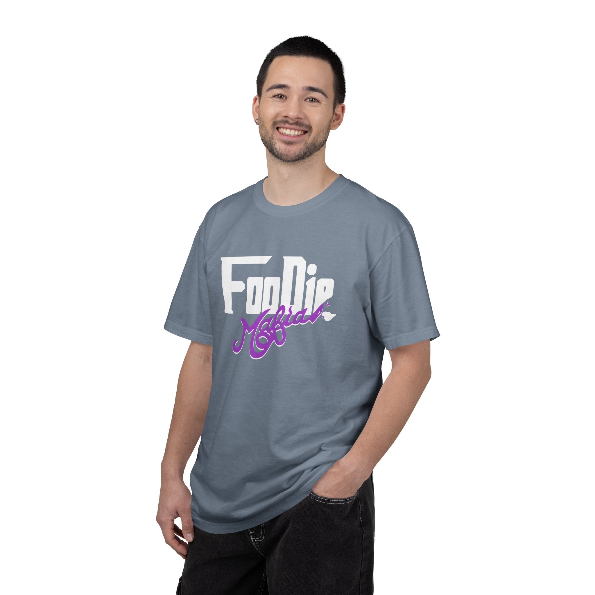 L.O.E.F Foodie Mafia Unisex Tee Shirt  (Purple)
