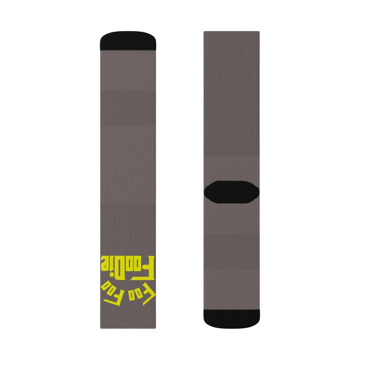 L.O.E.F Foo Foo Foodie Socks (Bright Yellow)