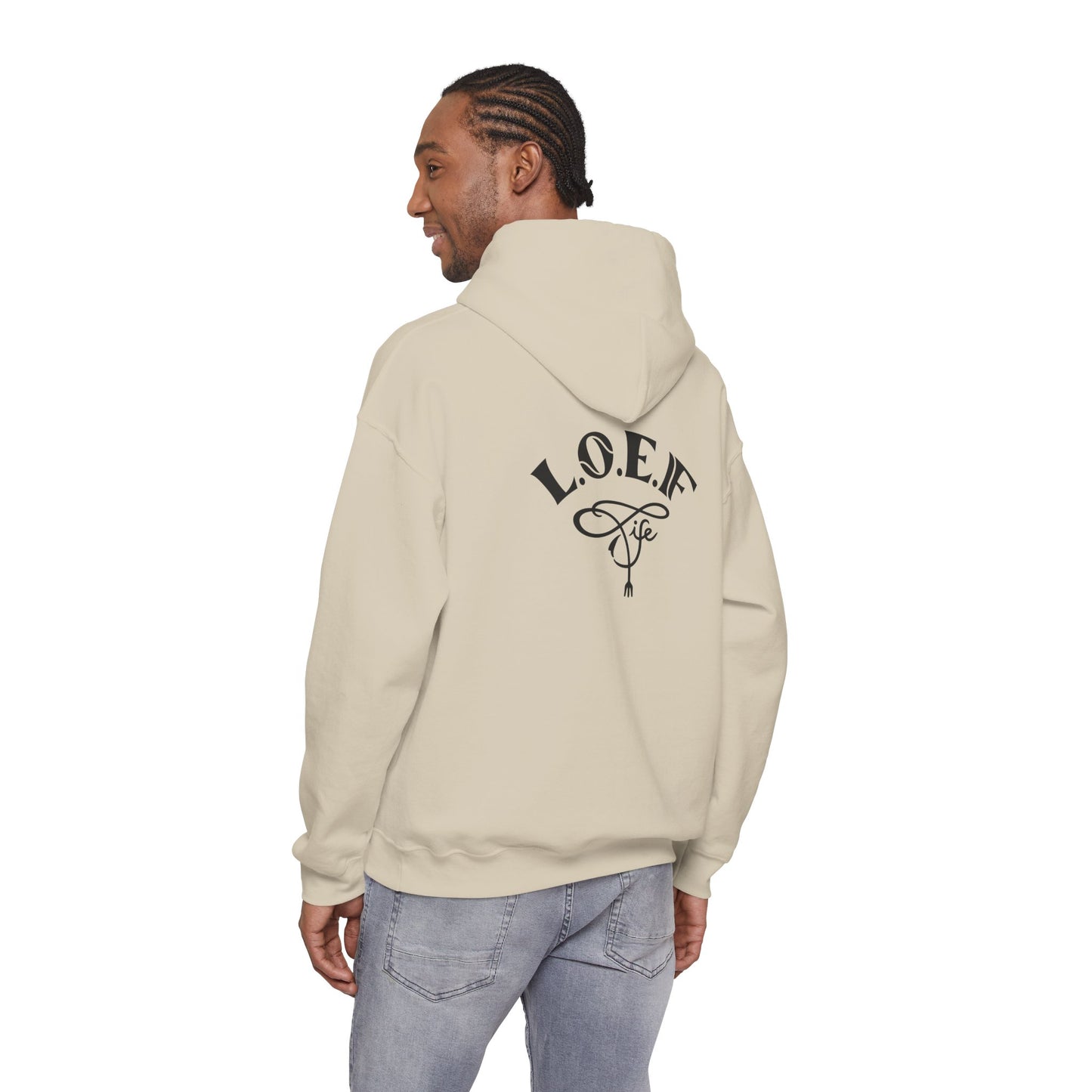 L.O.E.F Foodie 4Life Vegan Hoodie (Fuchsia)