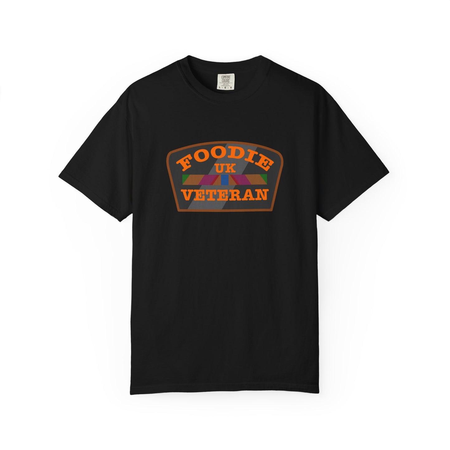 L.O.E.F Foodie Veteran UK Unisex Tee Shirt (Orange)