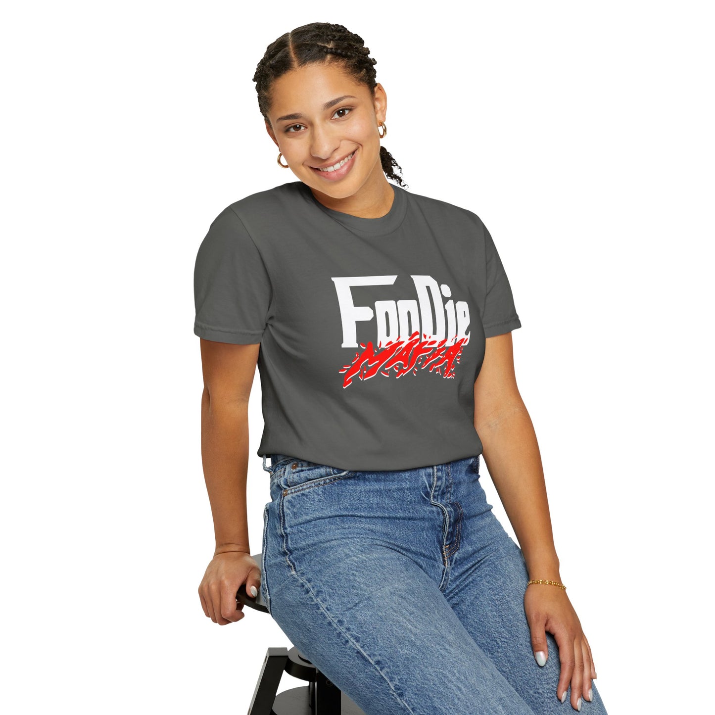 L.O.E.F Foodie Mafia Unisex Tee Shirt  (Red)