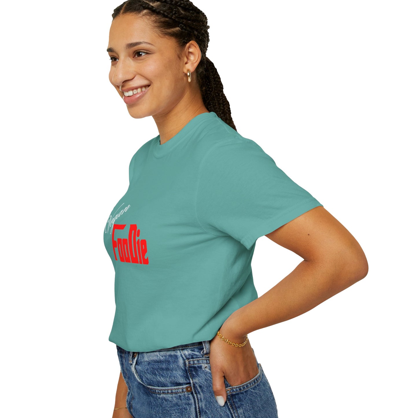 L.O.E.F Unisex Vegan Foodie Tee Shirt (Fiery Red)