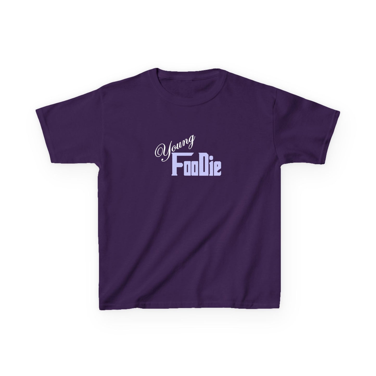 L.O.E.F White Young Foodie Kids Tee Shirt (Lavender)