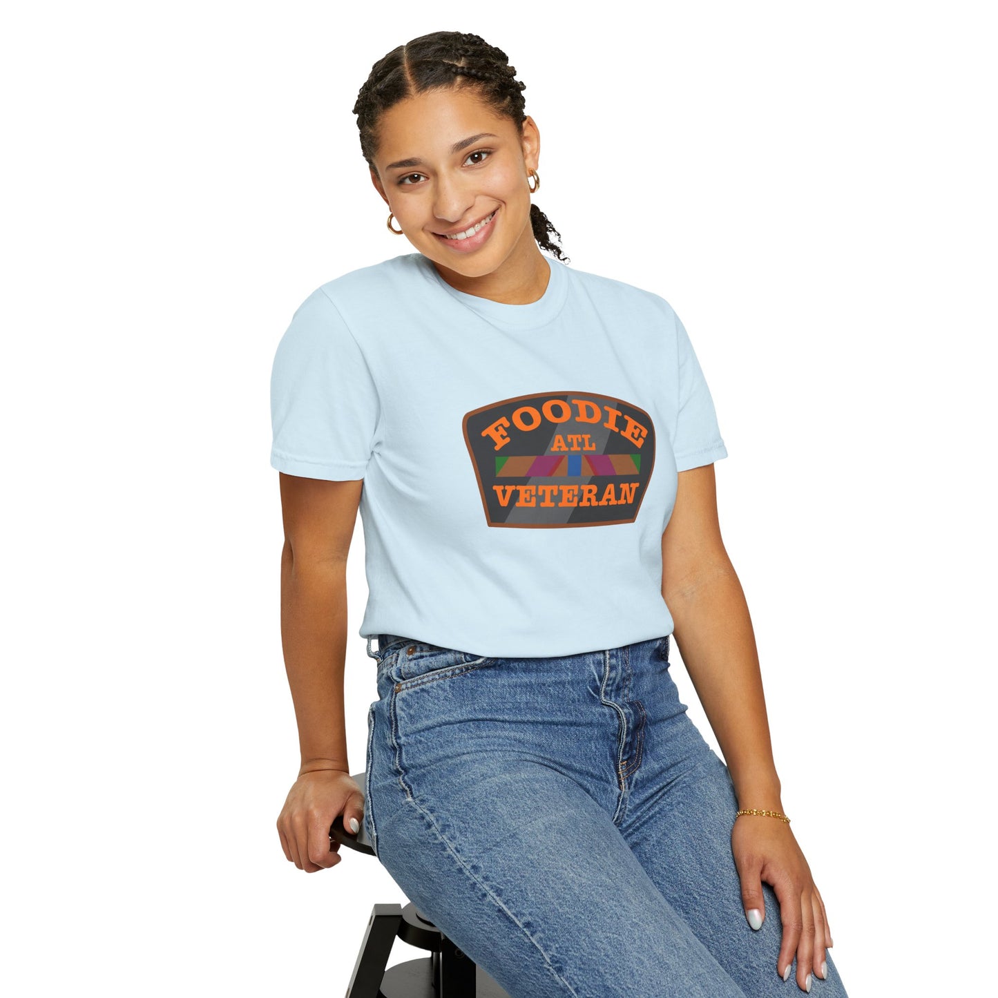 L.O.E.F Foodie Veteran ATL Unisex Tee Shirt (Orange)