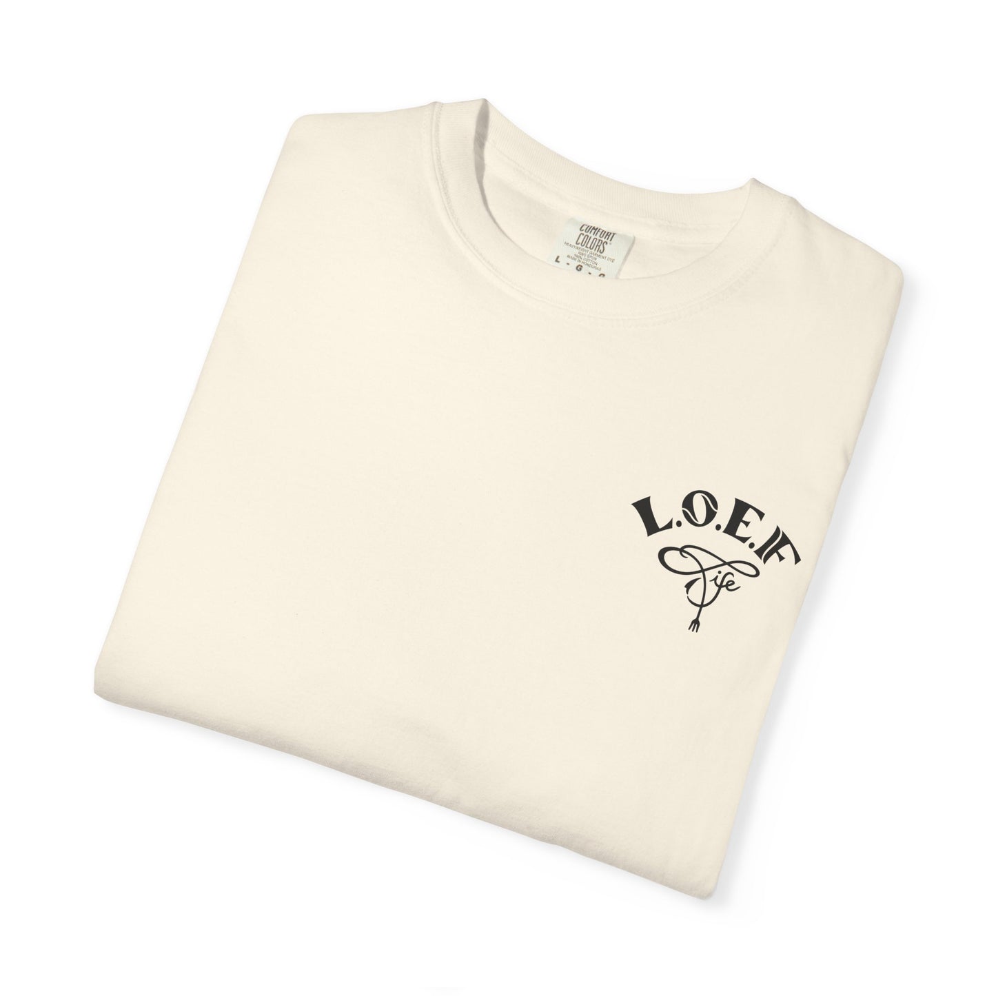 L.O.E.F Foodie 4Life Certified Unisex Tee Shirt (Black)