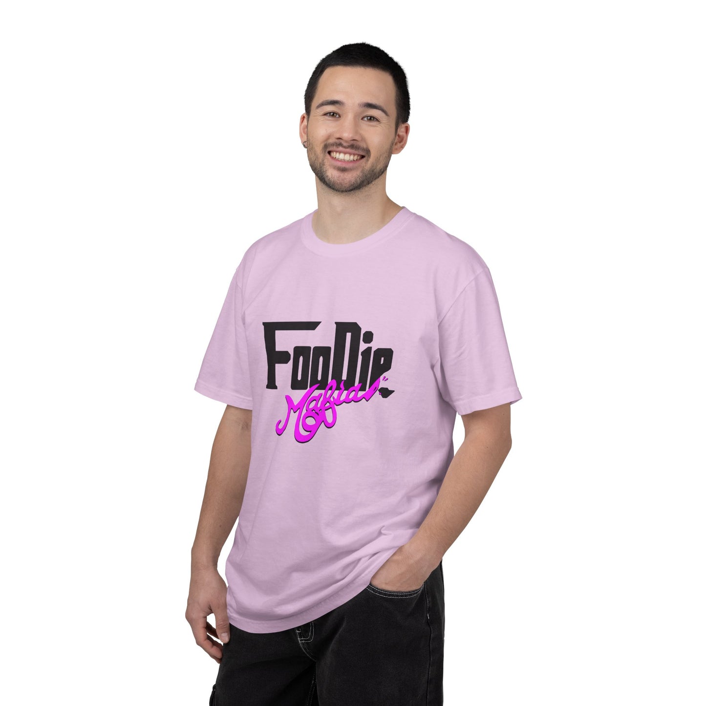 L.O.E.F Foodie Mafia Unisex Tee Shirt (Bright Purple)