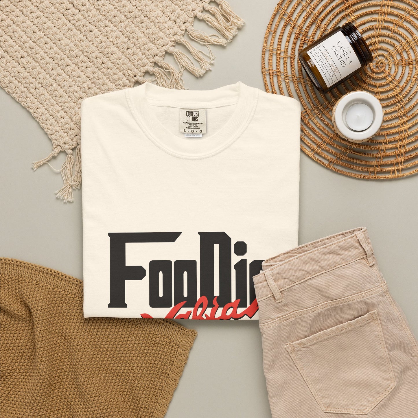 L.O.E.F Foodie Mafia Unisex Tee shirt (Flat Red)
