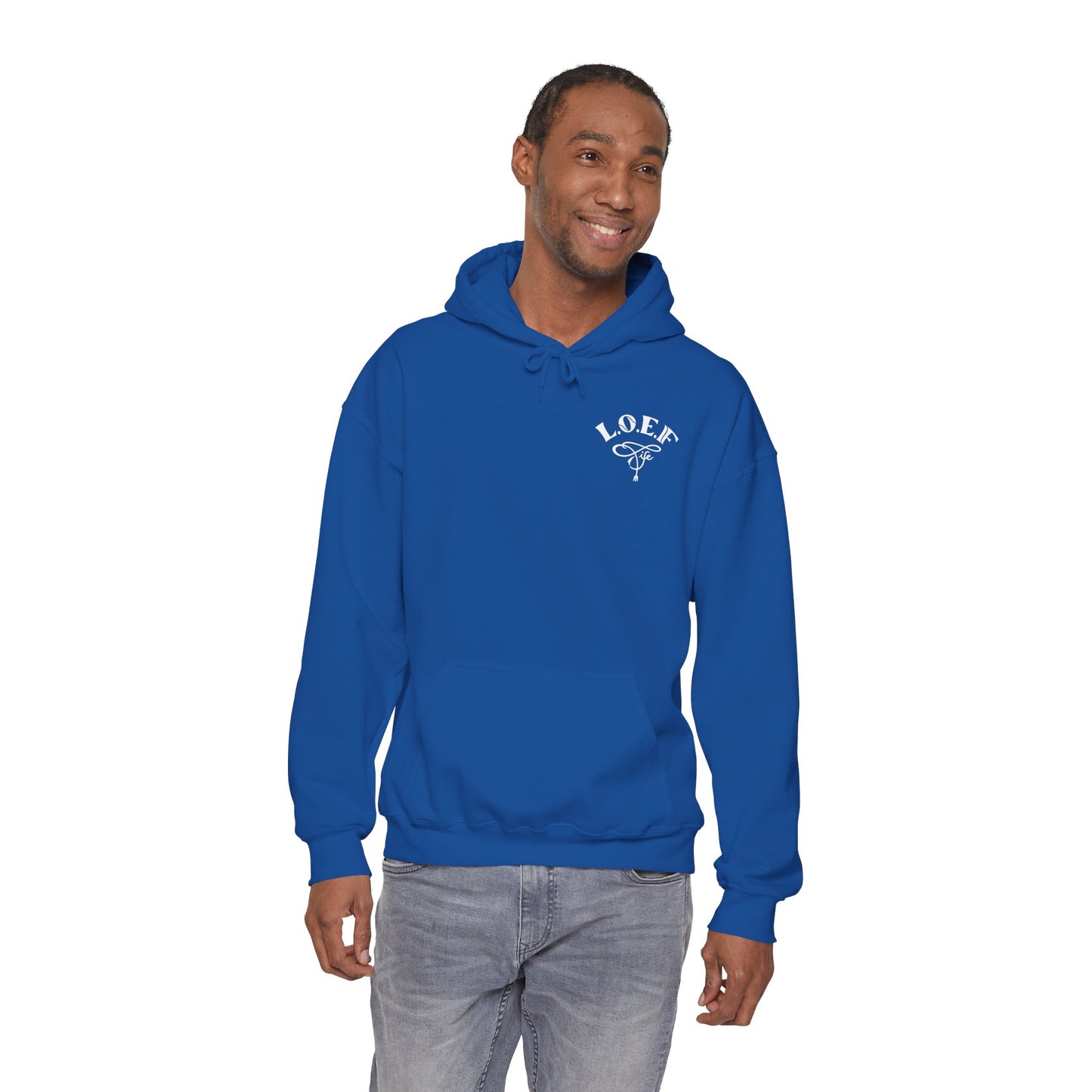 L.O.E.F Foodie 4Life Certified Hoodie (Sky Blue)