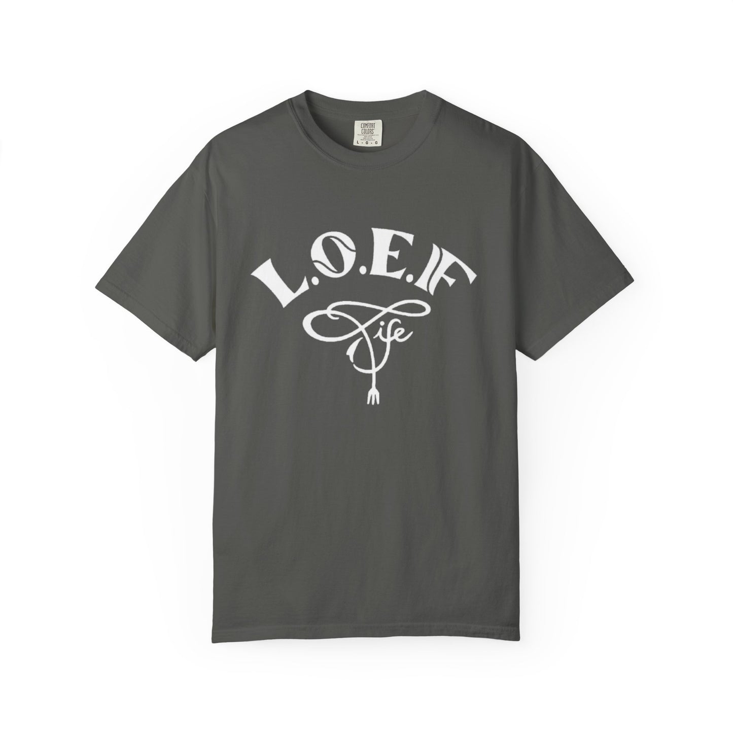 L.O.E.F Life Unisex Tee Shirt (White)