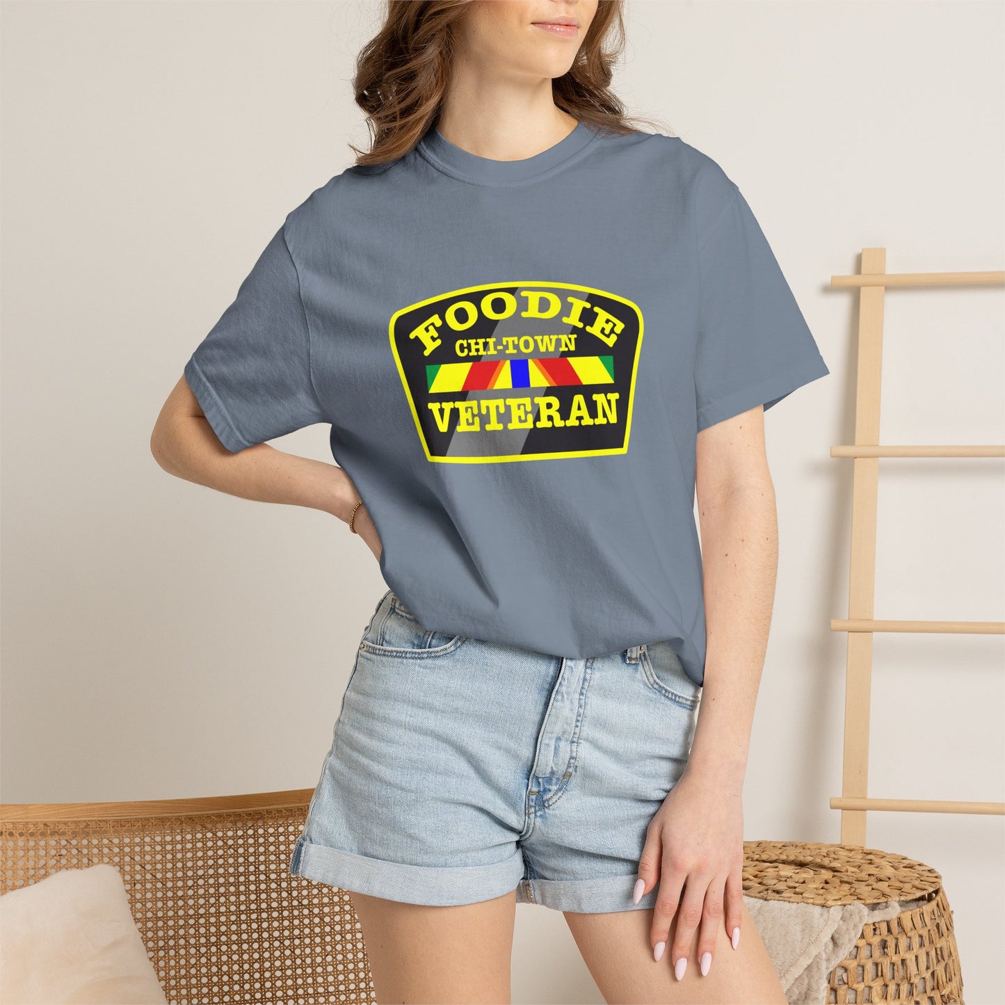 L.O.E.F Foodie Veteran CHI-TOWN Unisex Tee Shirt