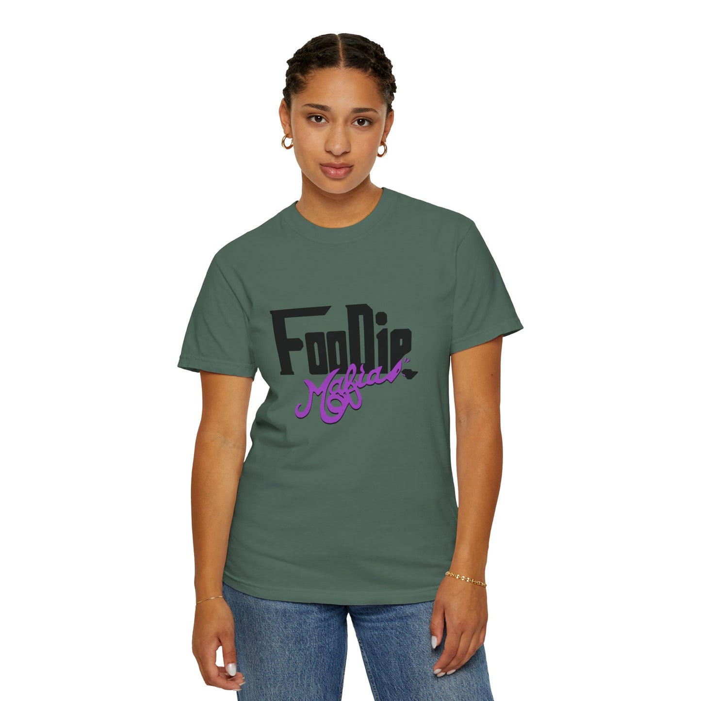 L.O.E.F Foodie Mafia Unisex Tee shirt (Bright Purple)