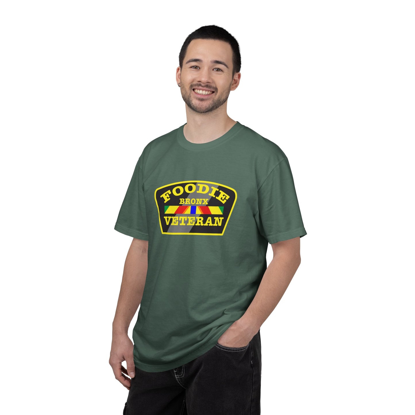 L.O.E.F Foodie Veteran Bronx Unisex Tee Shirt (Yellow)
