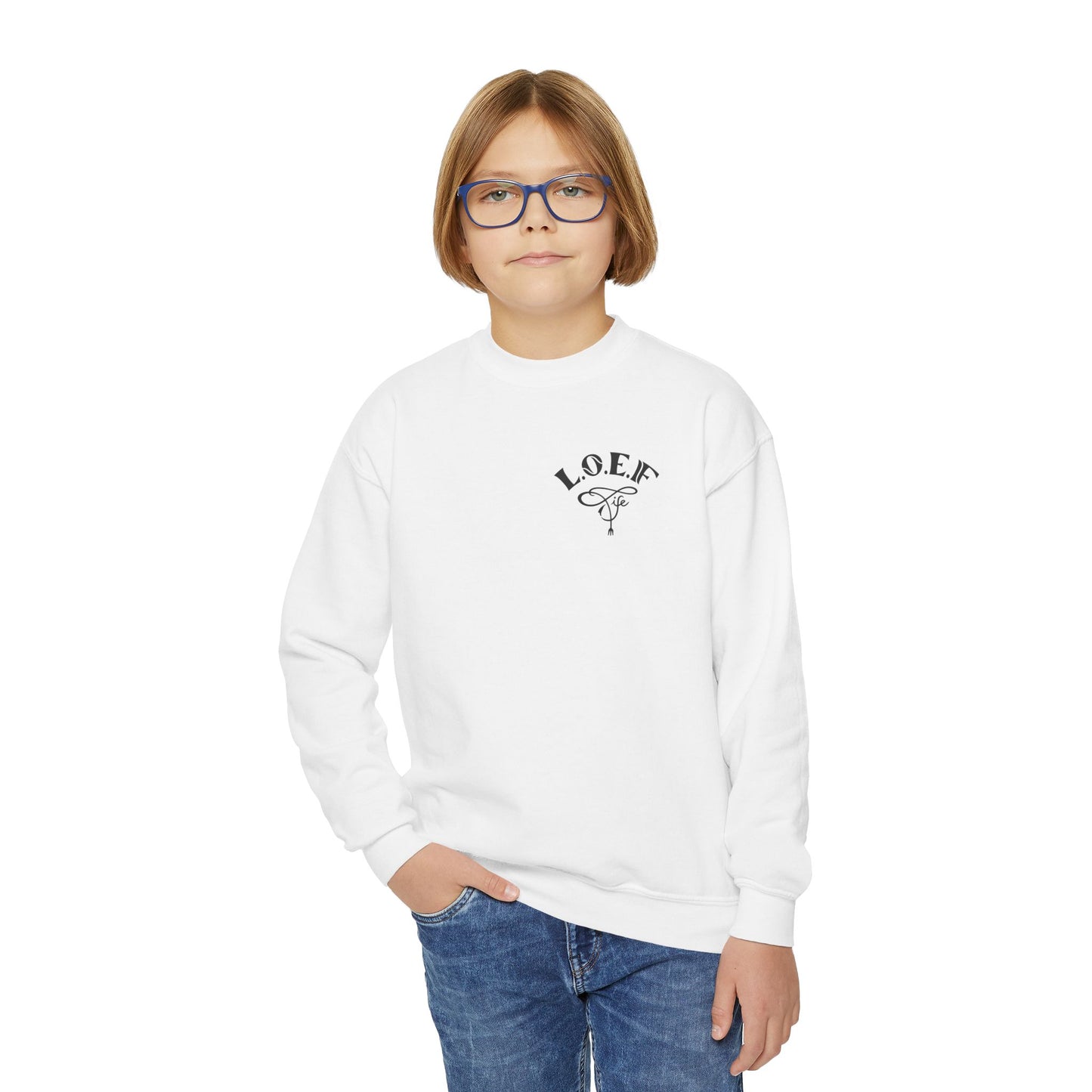L.O.E.F Foodie 4Life Young Sweatshirt  (Rust)