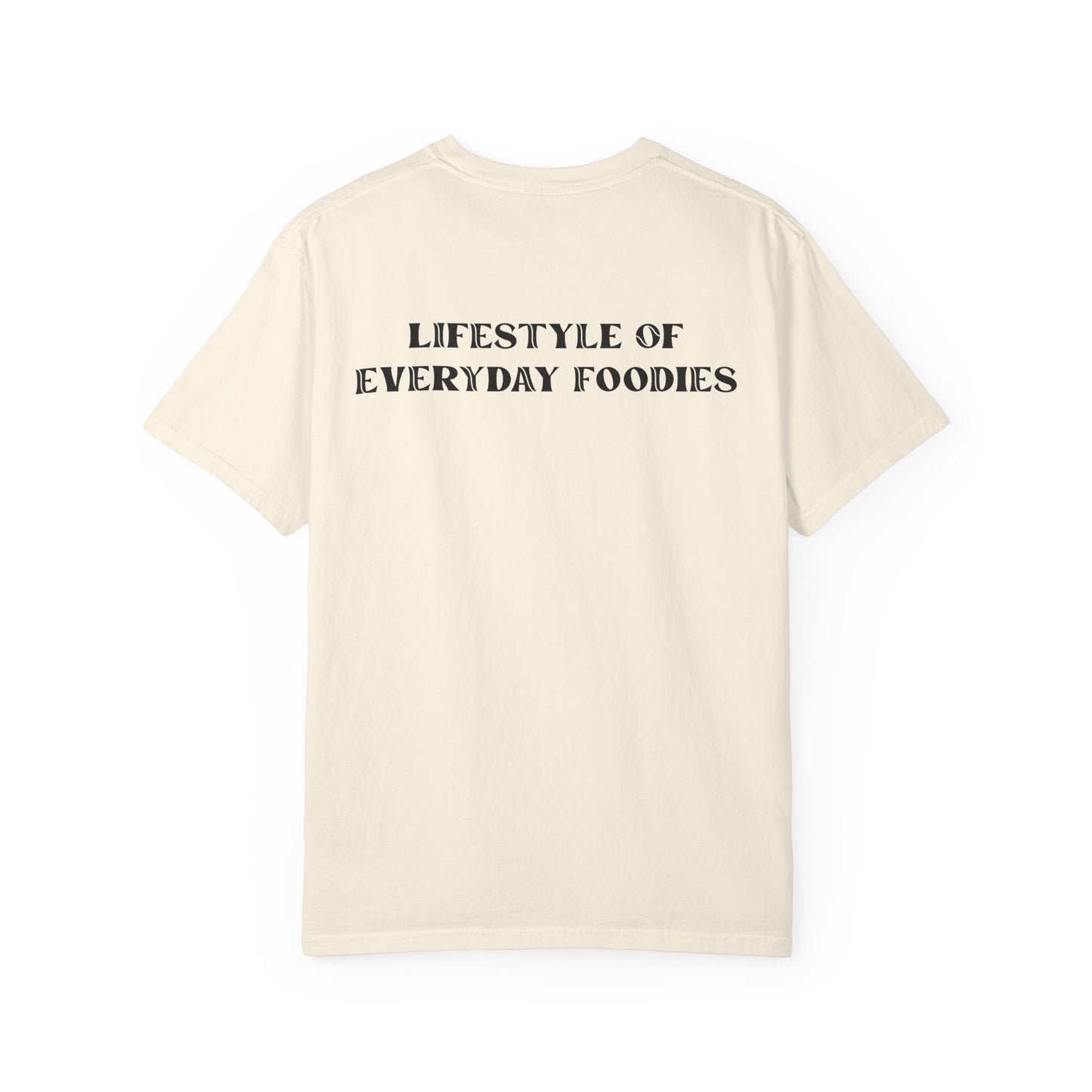 L.O.E.F LIFESTYLE OF EVERYDAY FOODIES Unisex Tee Shirt (Black)