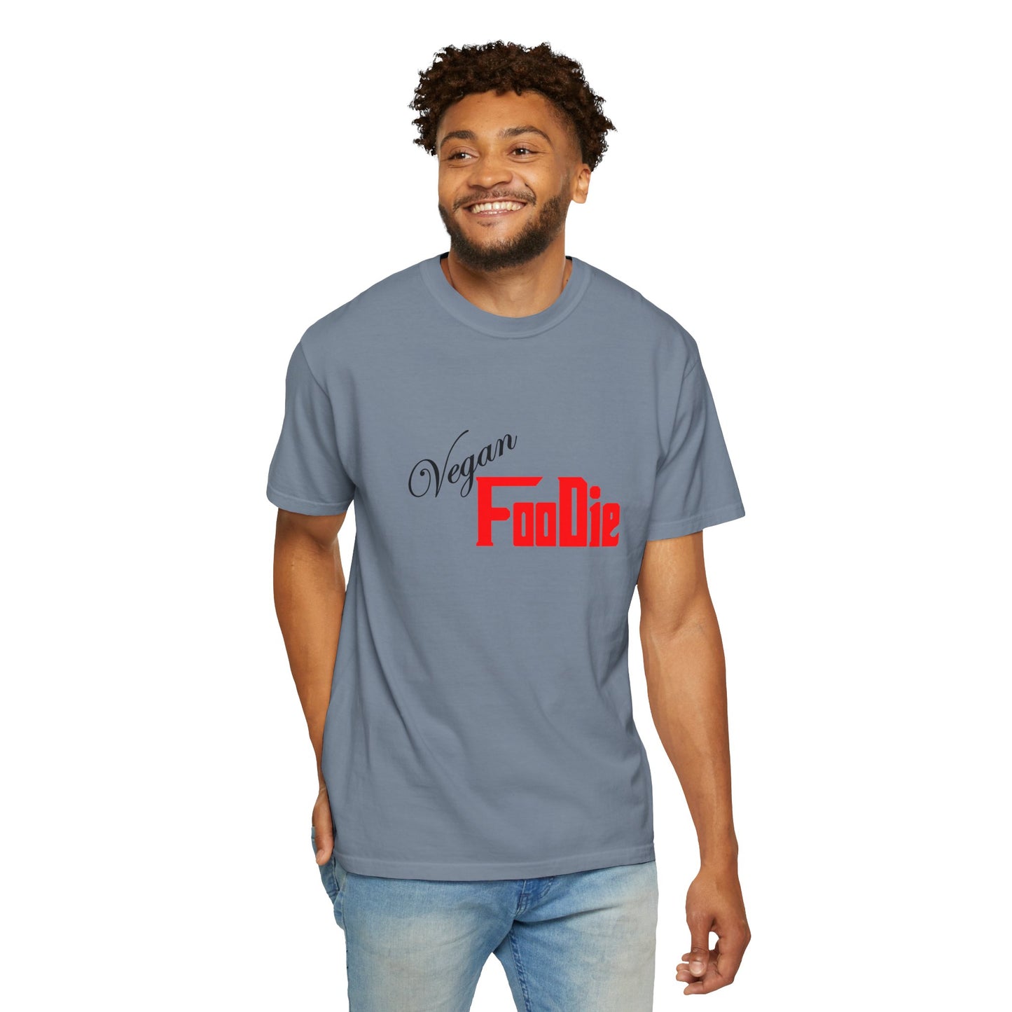 L.O.E.F Unisex Vegan Foodie Tee Shirt (Fiery Red)