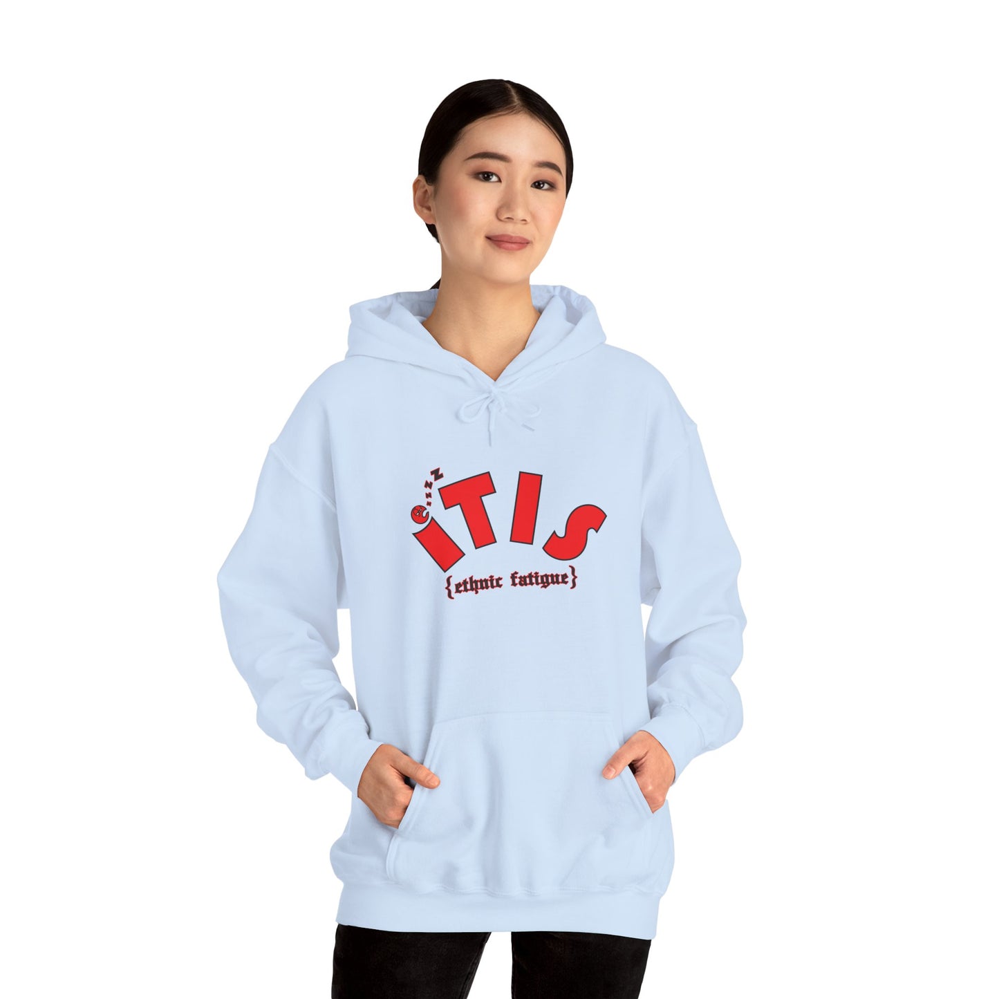 L.O.E.F ITIS Unisex Hooded Sweatshirt (Red)