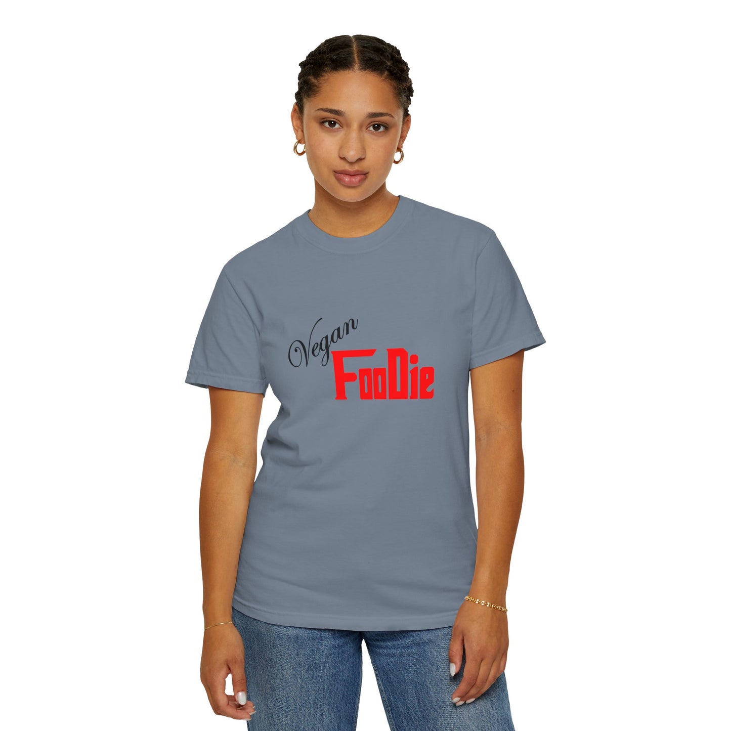 L.O.E.F Unisex Vegan Foodie Tee Shirt (Fiery Red)