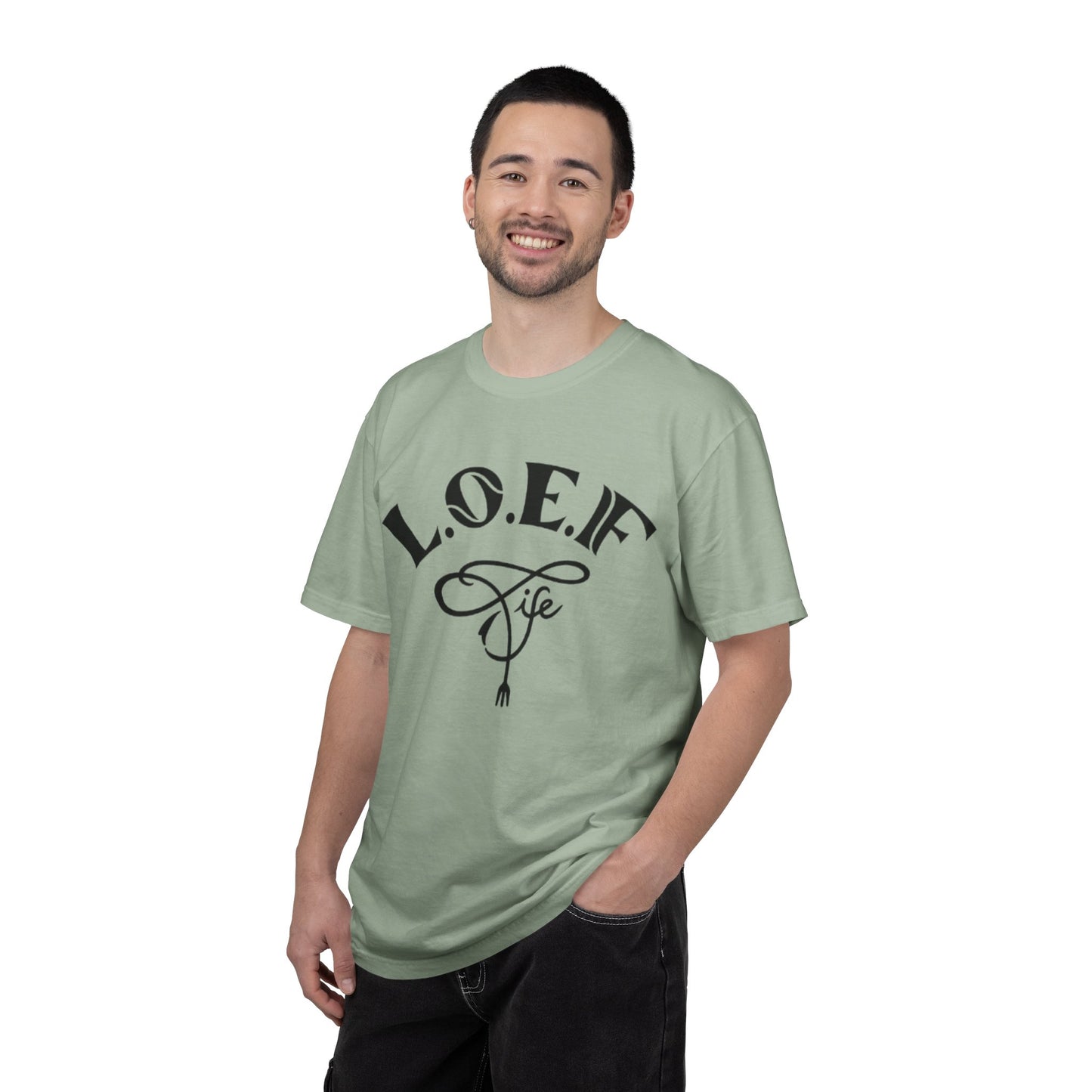 L.O.E.F Life Unisex Tee Shirt (Black)