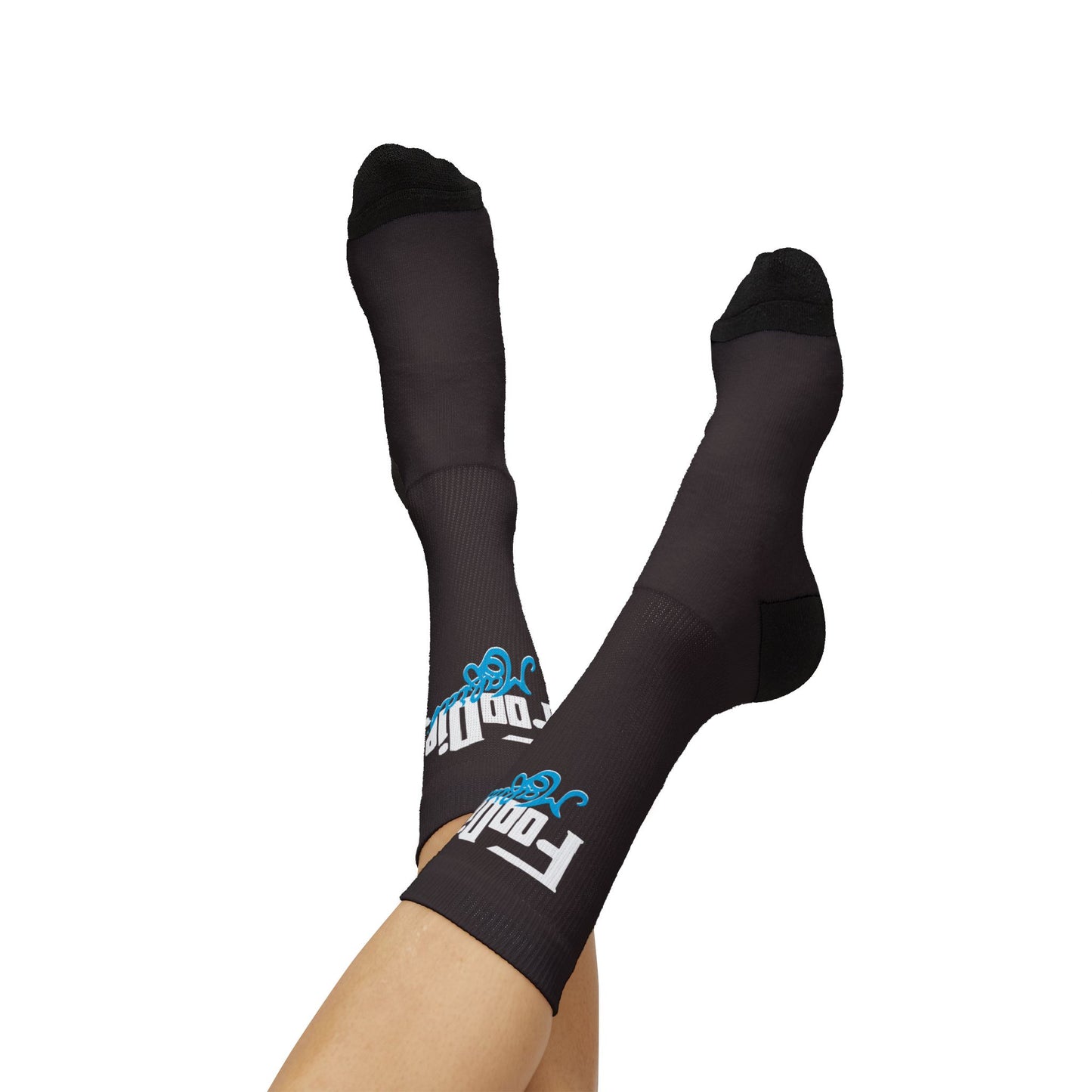 L.O.E.F White Foodie Mafia Socks (Apricot)