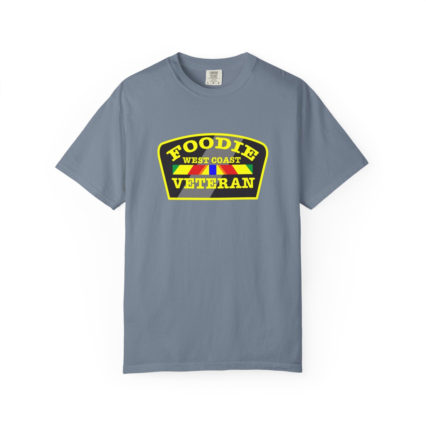 L.O.E.F Foodie Veteran WEST COAST Unisex Tee Shirt (Yellow)