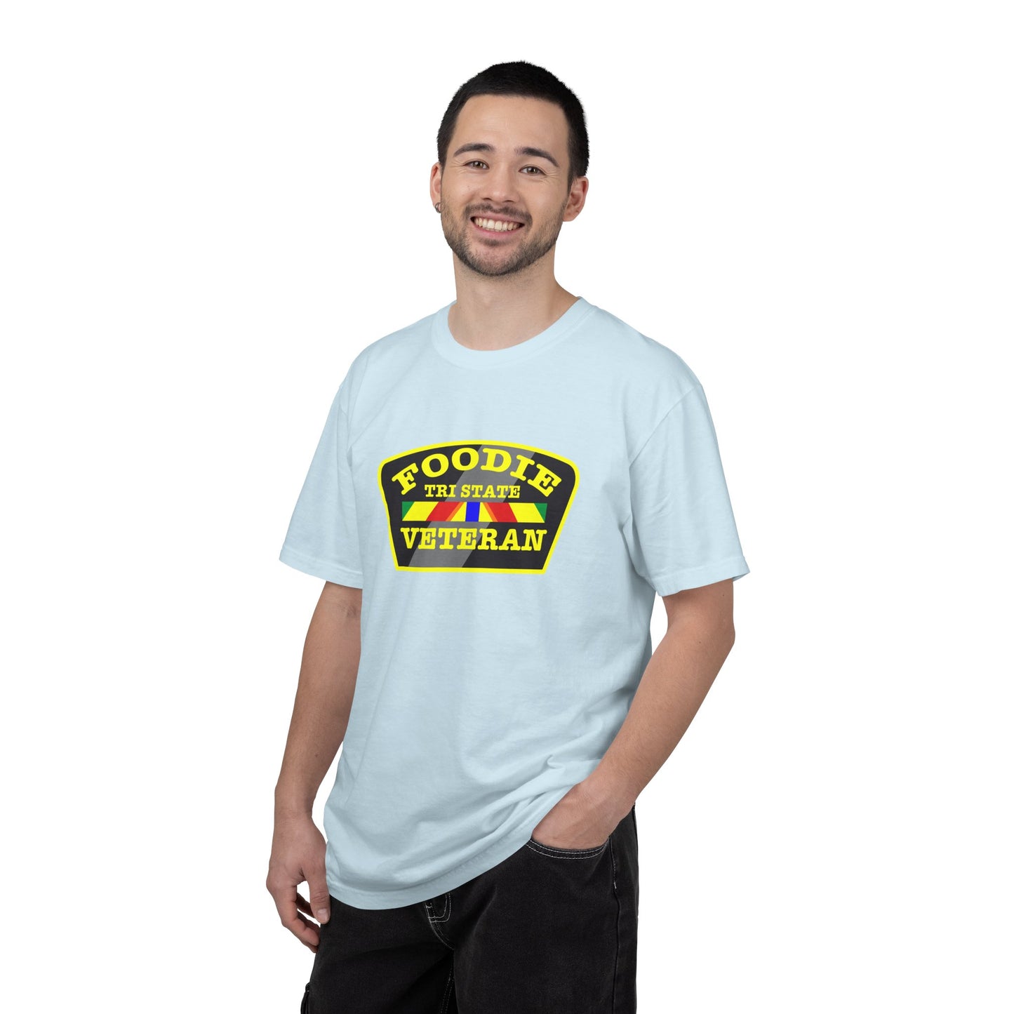 L.O.E.F Foodie Veteran TRI STATE Unisex Tee Shirt (Yellow)
