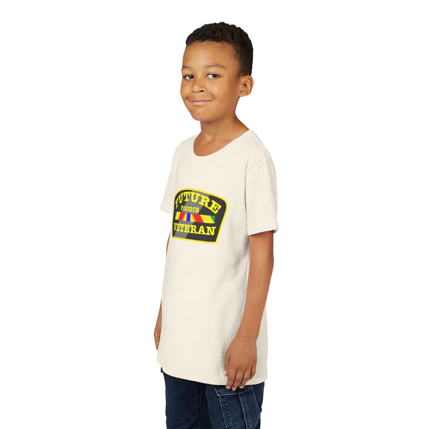 L.O.E.F Future Foodie Veteran Kids Tee Shirt (Yellow)