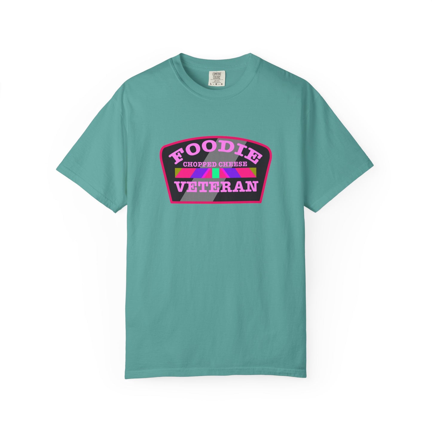 L.O.E.F Foodie Veteran Chopped Cheese Unisex Tee Shirt (Pink)