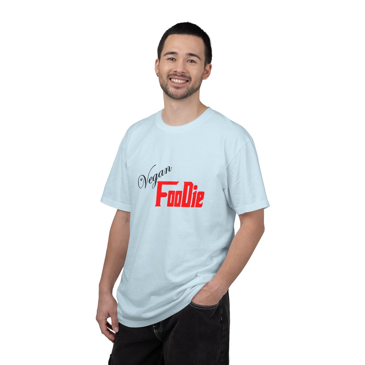 L.O.E.F Unisex Vegan Foodie Tee Shirt (Fiery Red)