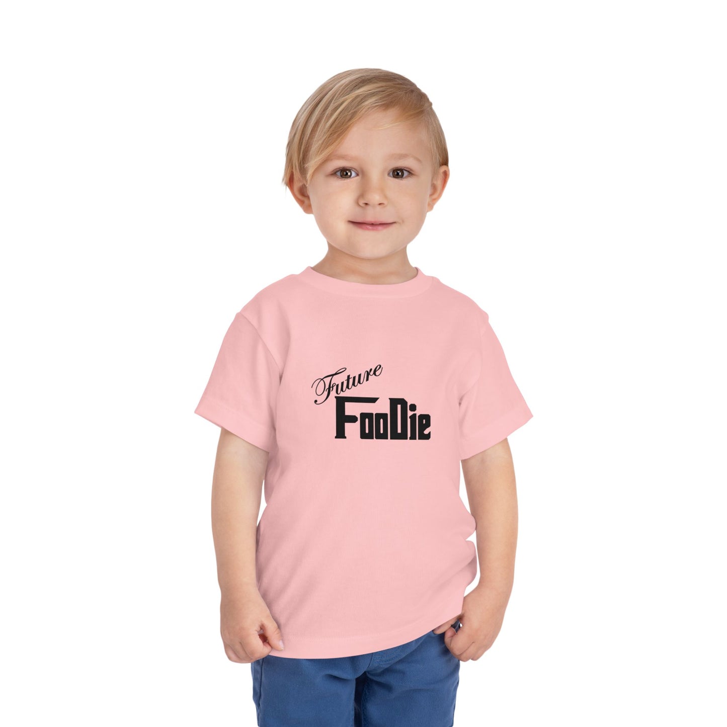L.O.E.F Future Foodie Toddler Short Sleeve Tee Shirt (Black)