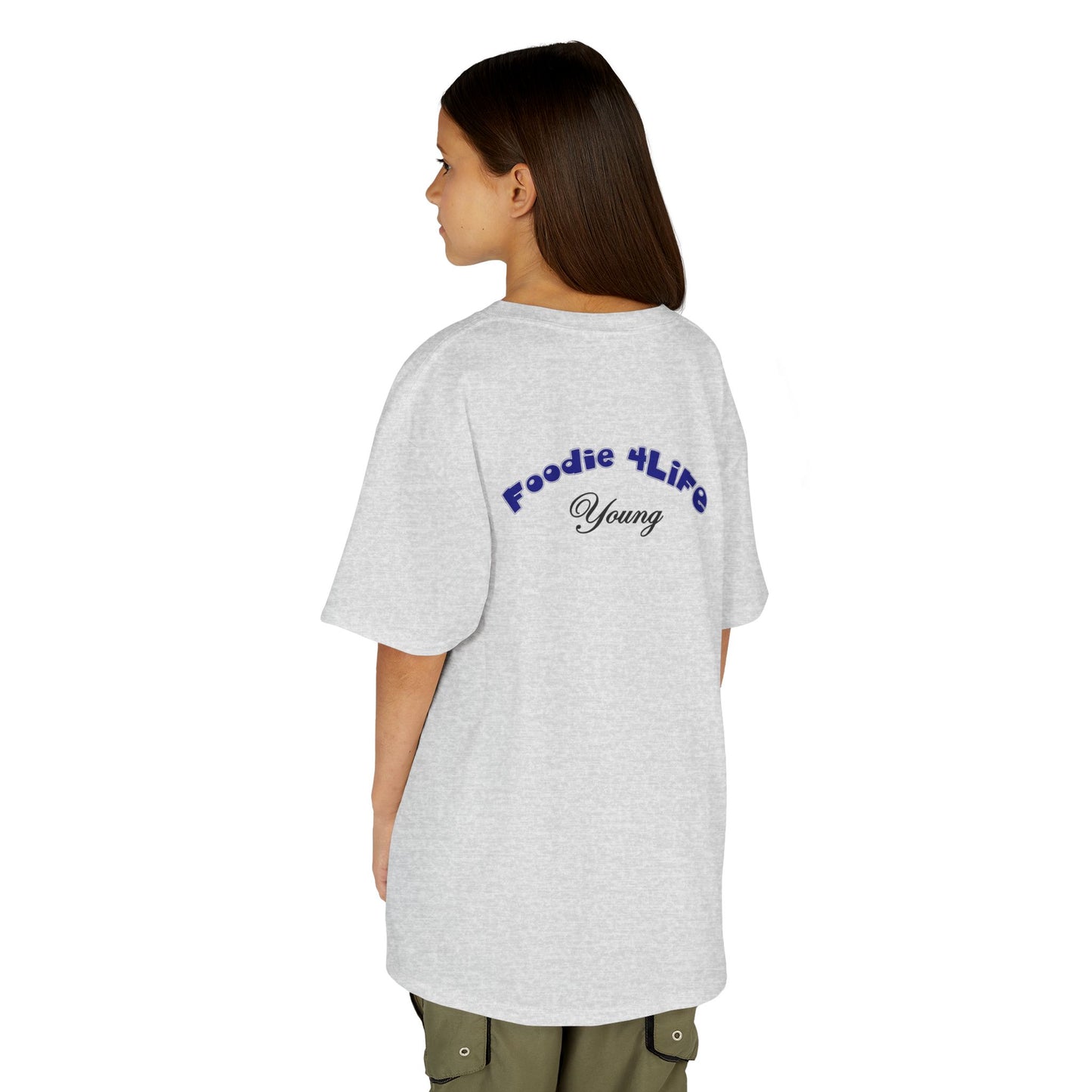 L.O.E.F Foodie 4Life Young Tee Shirt  (Dark Blue)