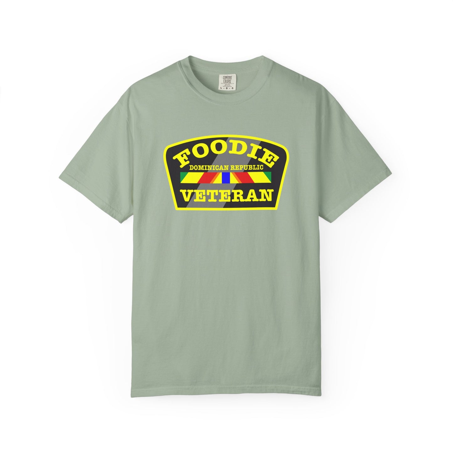 L.O.E.F Foodie Veteran DOMINICAN REPUBLIC Unisex Tee Shirt (Yellow)