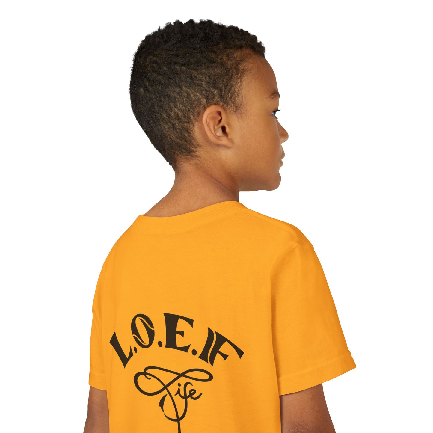L.O.E.F Foodie 4Life Young Tee Shirt  (Fiery Red)