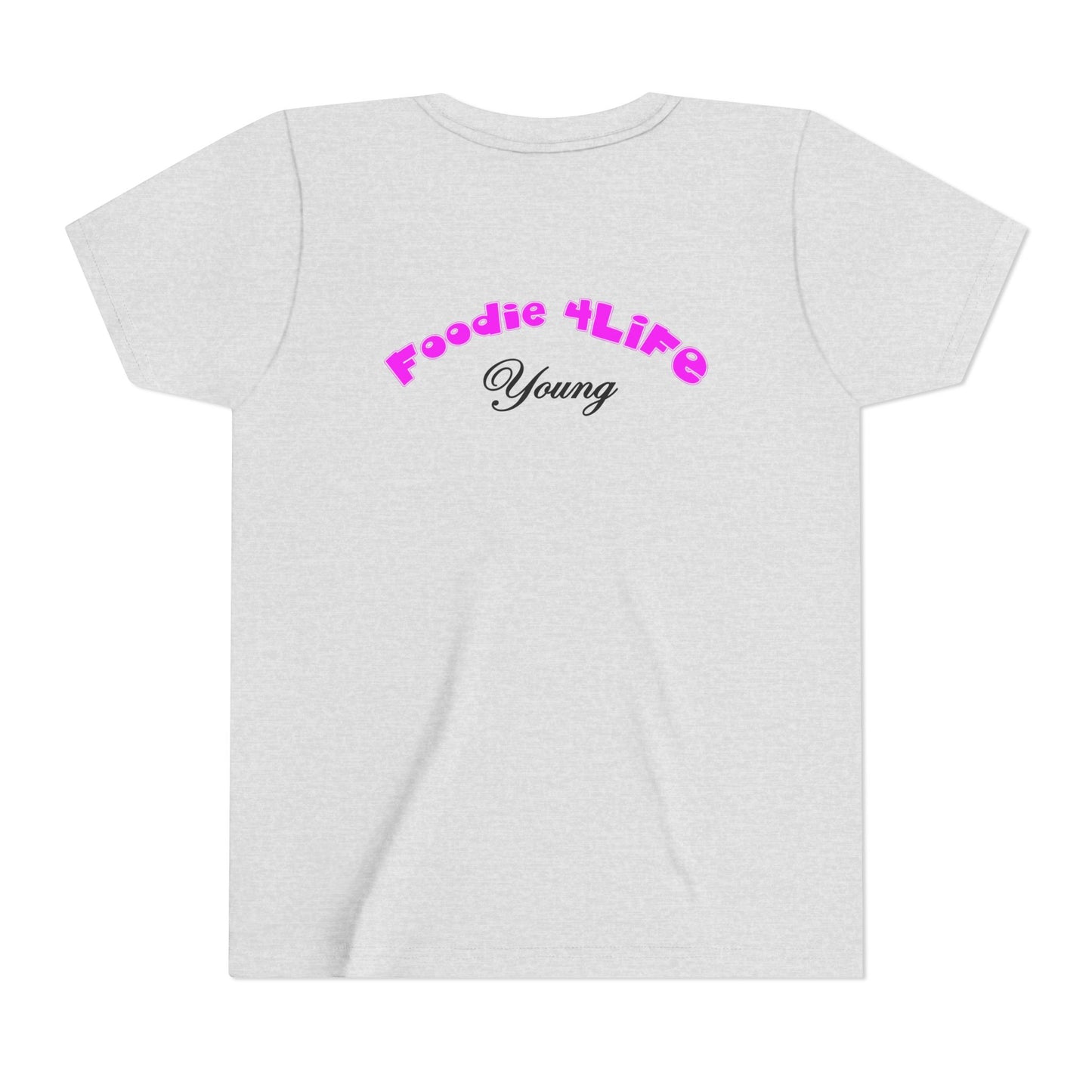 L.O.E.F Foodie 4Life Young Short Sleeve Tee (Fuchsia)