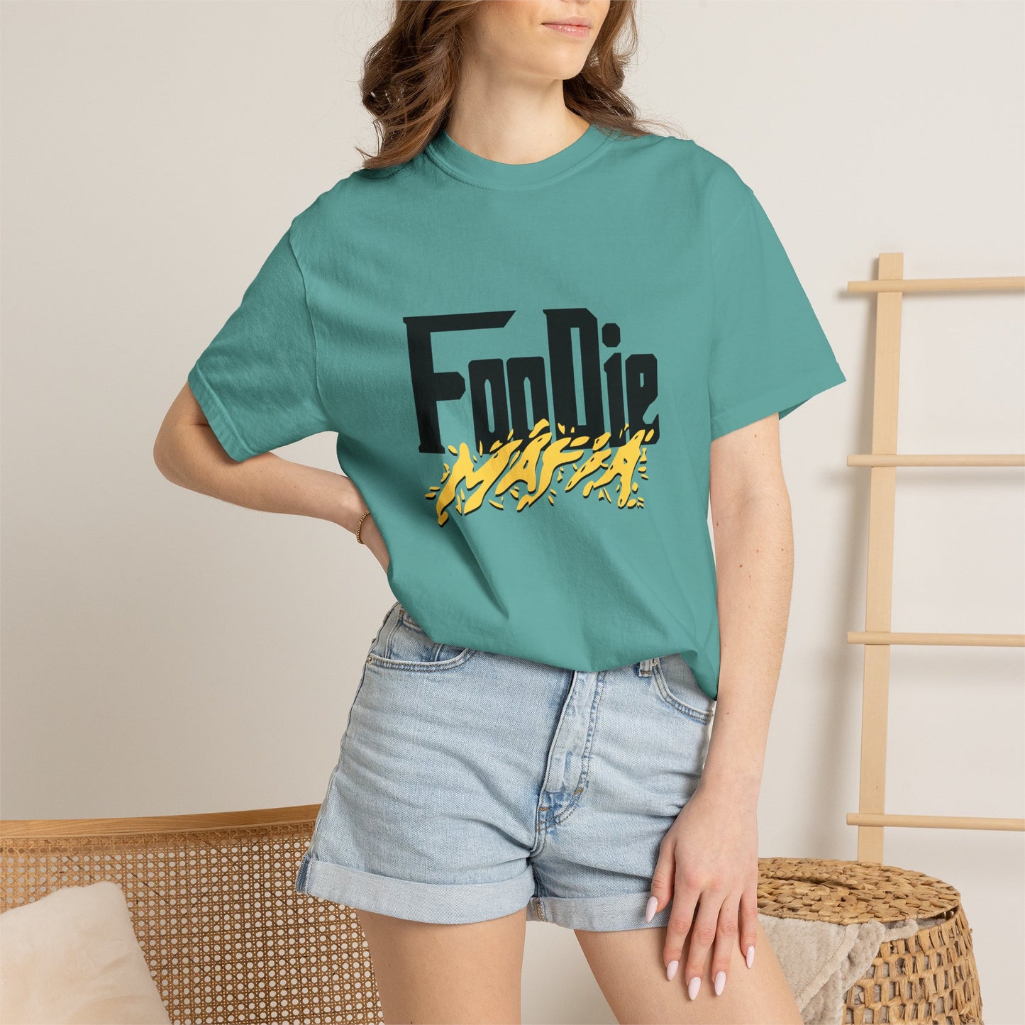 L.O.E.F Foodie Mafia Tee-Shirt (Mustard)