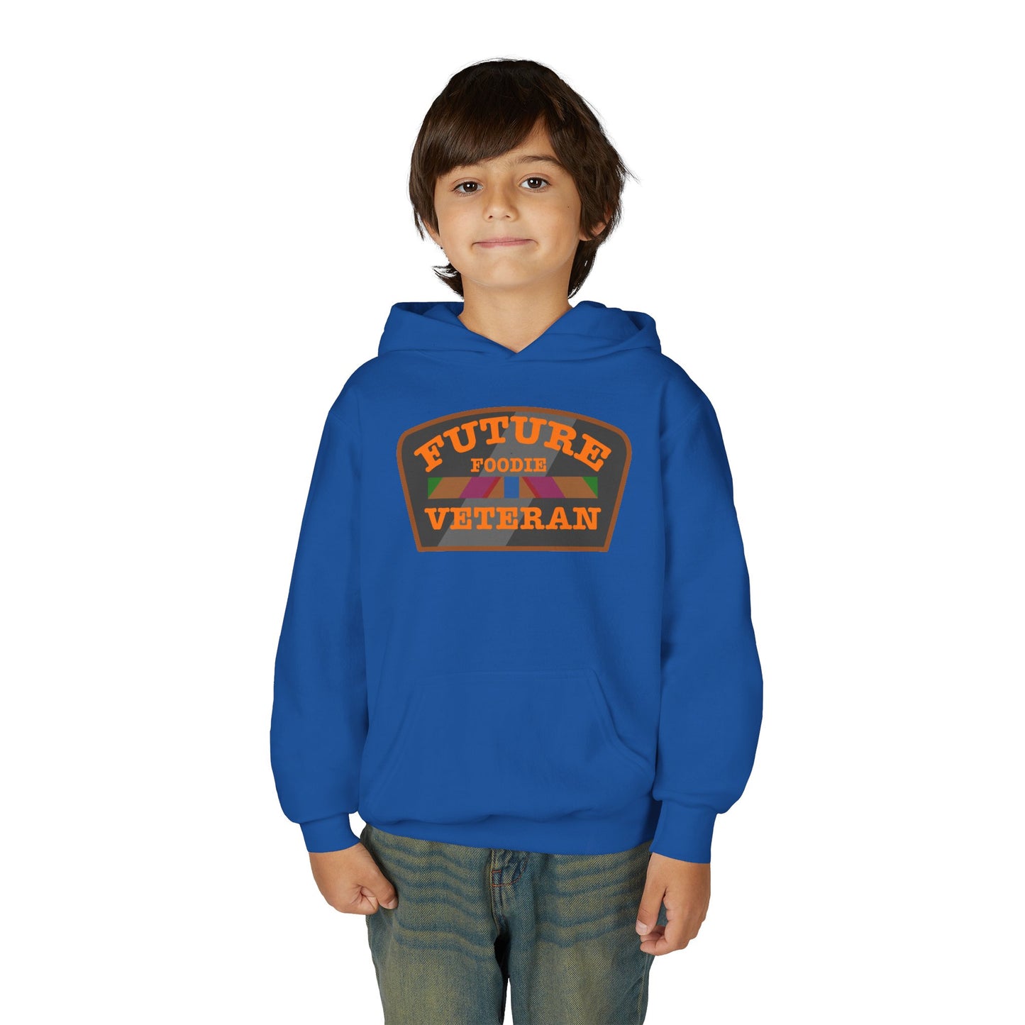 L.O.E.F Future Foodie Veteran Kids Hoodie (Orange)