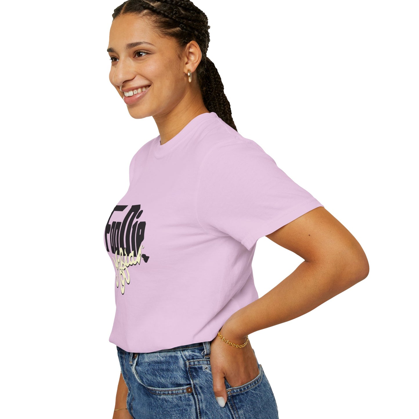 L.O.E.F Foodie Mafia Unisex Tee shirt (Cream)
