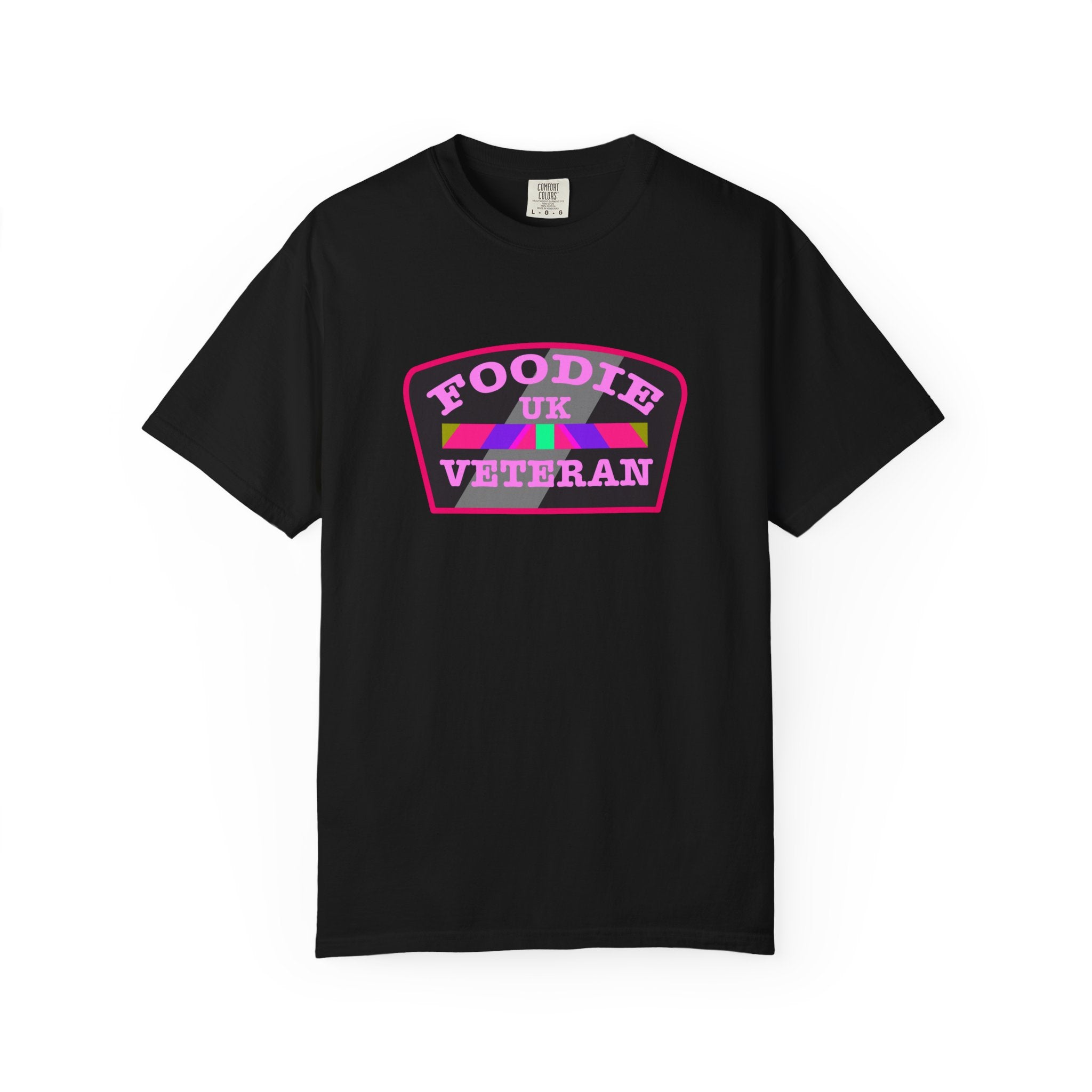 L.O.E.F Foodie Veteran UK Unisex Tee Shirt (Pink)