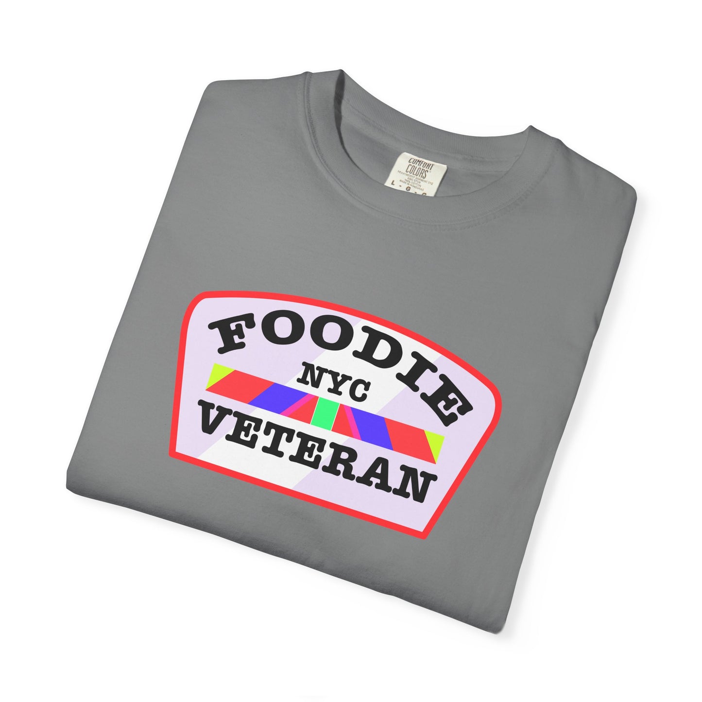 L.O.E.F Foodie Veteran NYC Unisex Tee Shirt (Soft Pink)