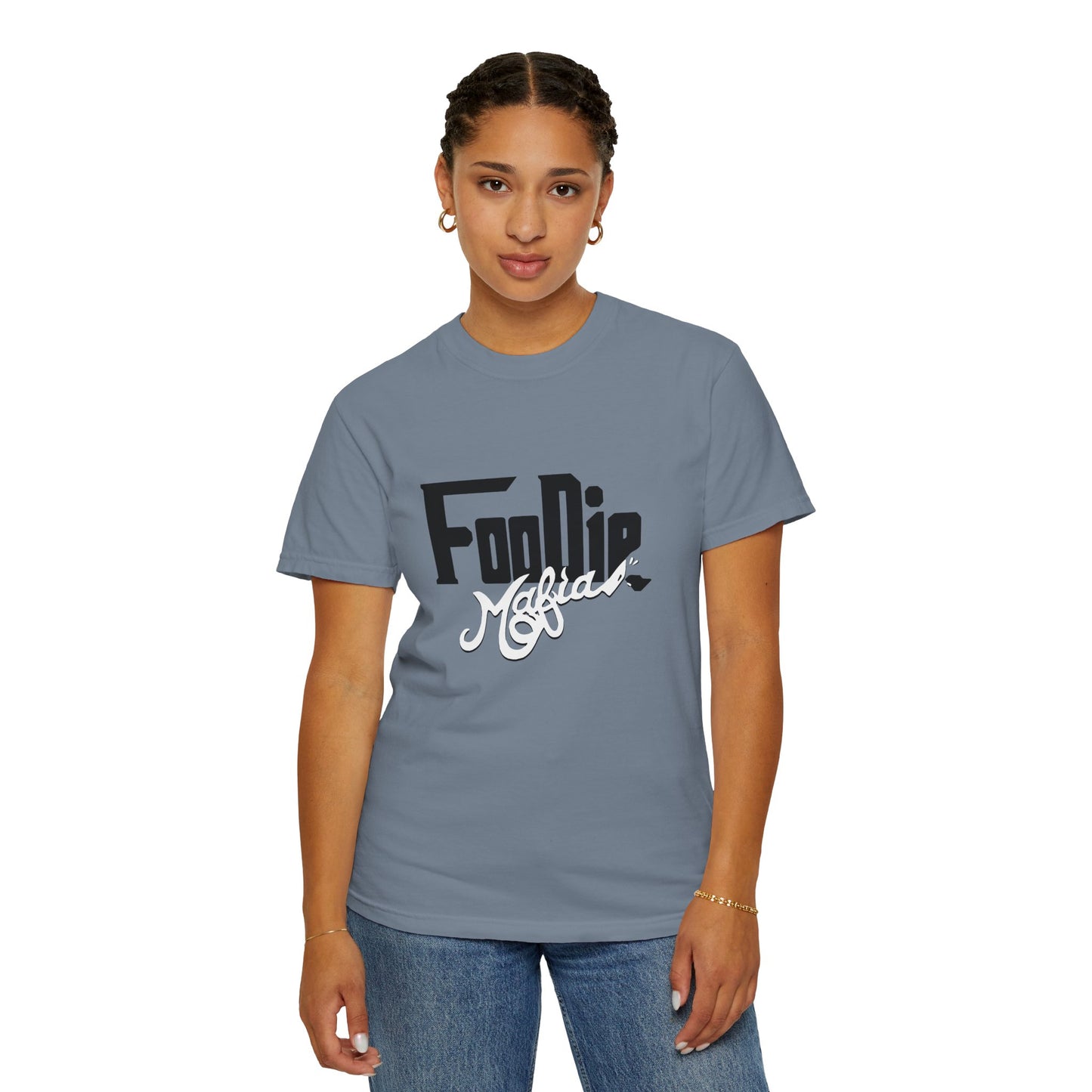 L.O.E.F Foodie Mafia Unisex Tee shirt (White)