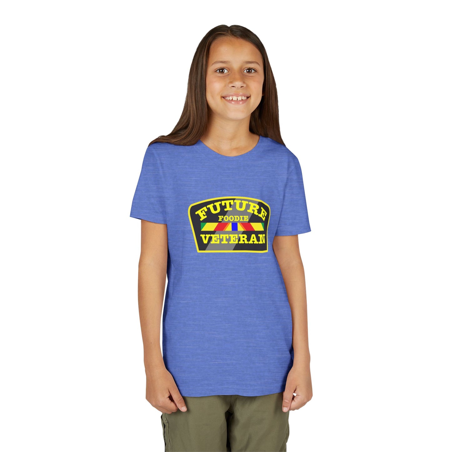 L.O.E.F Future Foodie Veteran Kids Tee Shirt (Yellow)