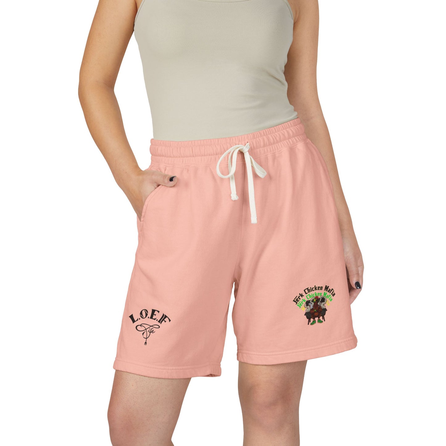 L.O.E.F Jerk Chicken Mafia Sweat Shorts