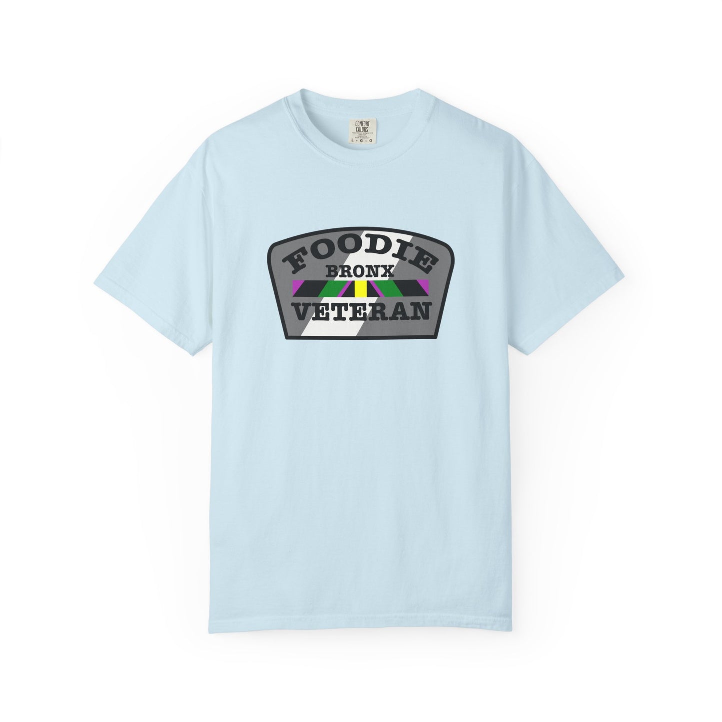 L.O.E.F Foodie Veteran Bronx Unisex Tee Shirt (Gray)
