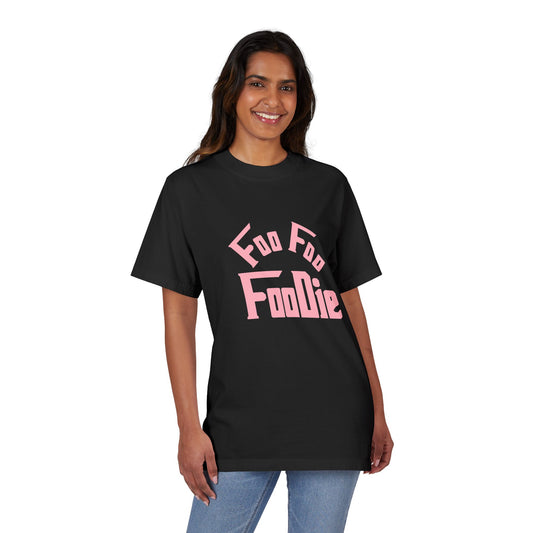 L.O.E.F Unisex FOO FOO FOODIE Tee Shirt (Soft Pink)