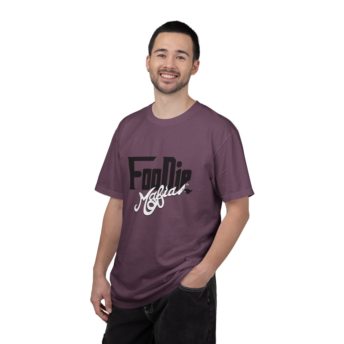 L.O.E.F Foodie Mafia Unisex Tee shirt (White)