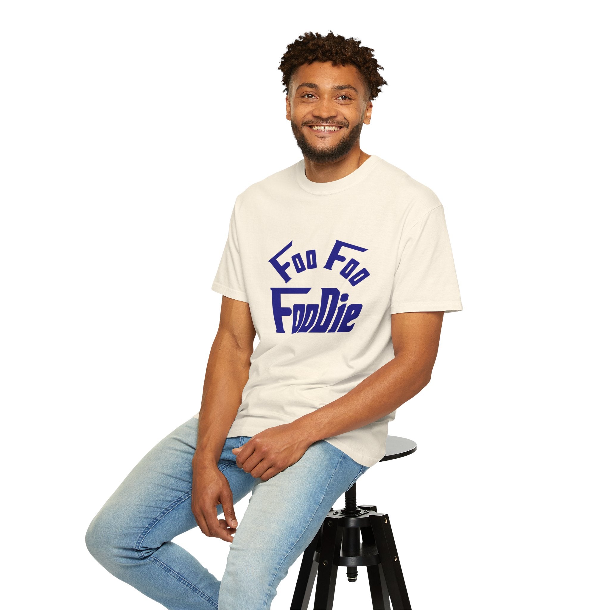 L.O.E.F FOO FOO FOODIE Unisex Tee shirt(Dark Blue)