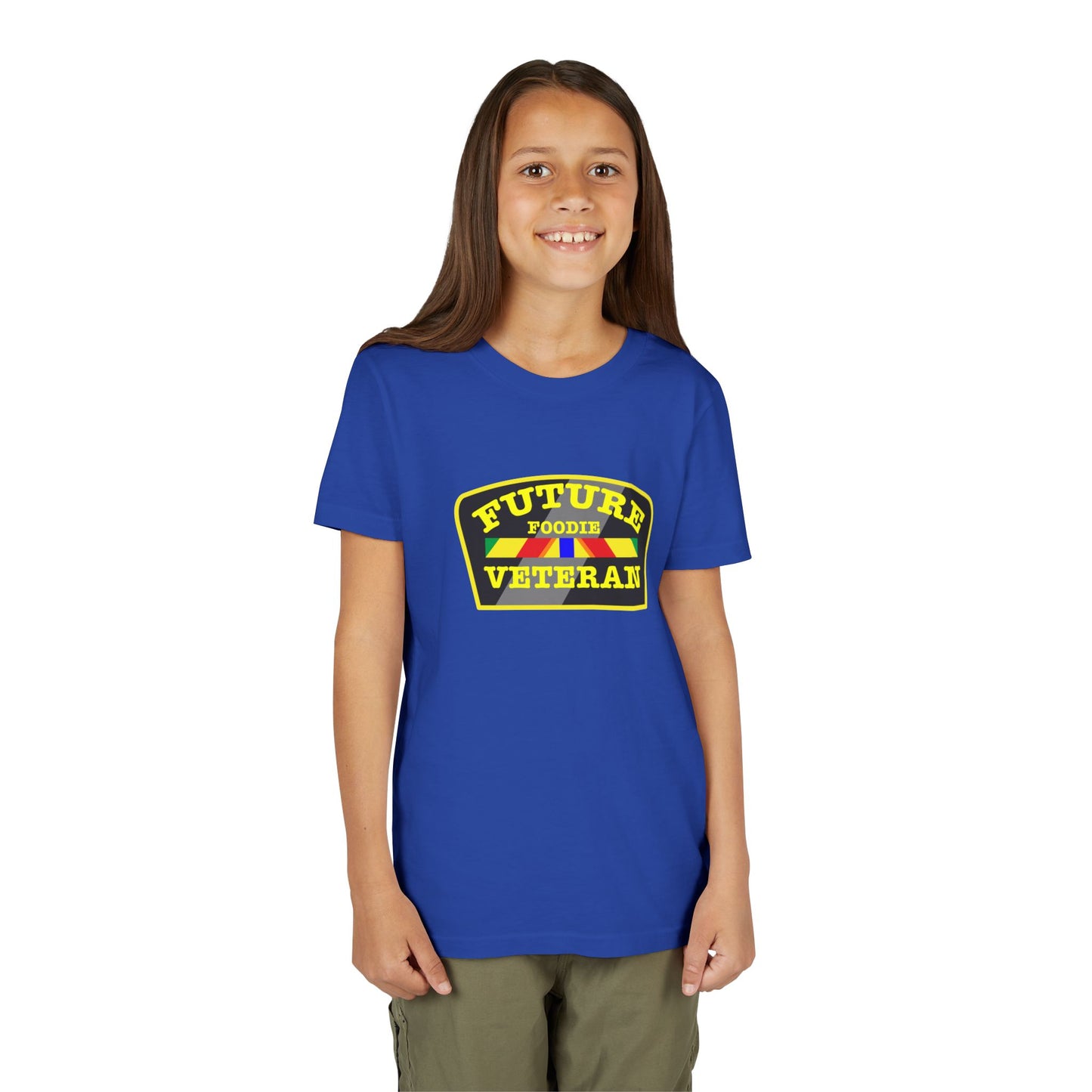 L.O.E.F Future Foodie Veteran Kids Tee Shirt (Yellow)