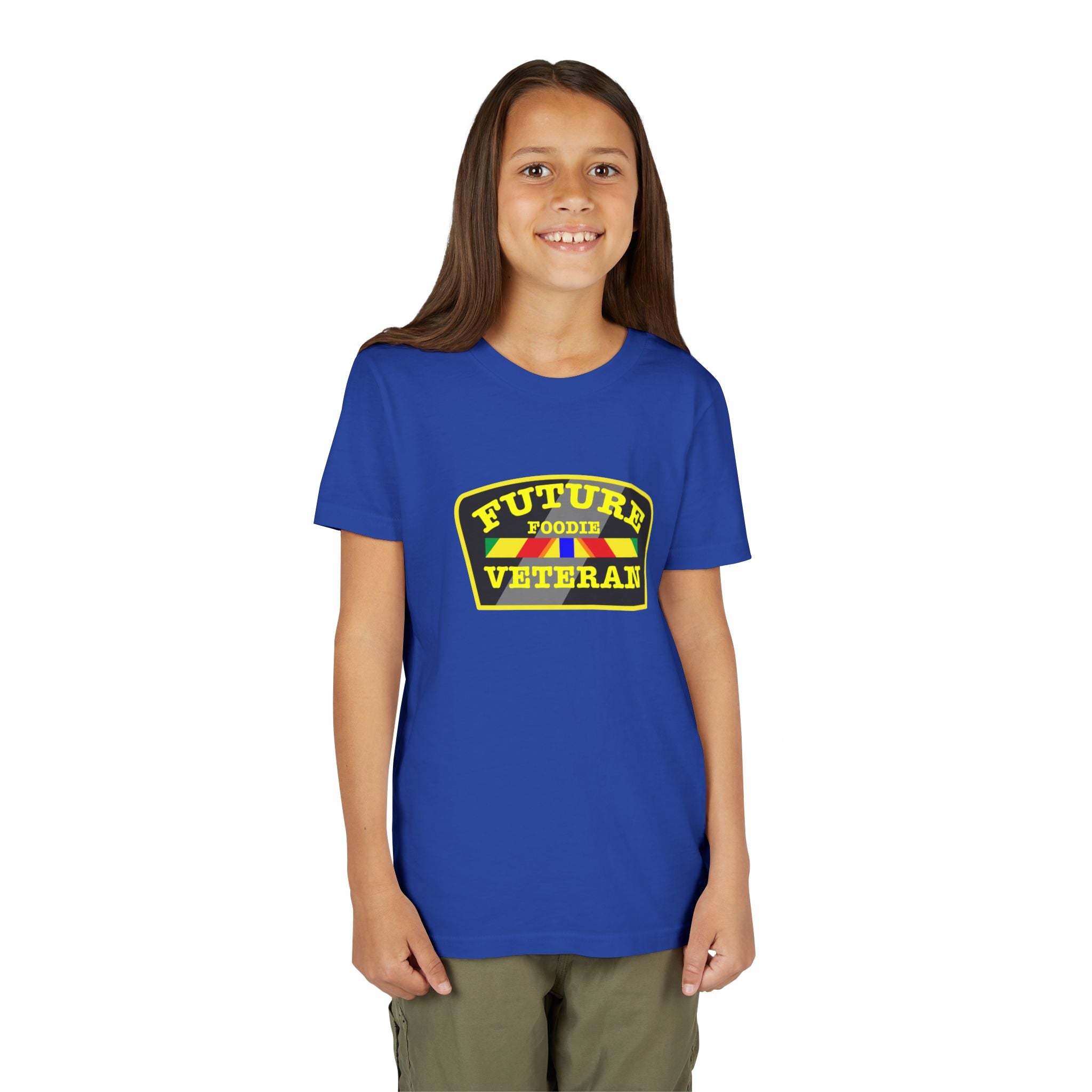 L.O.E.F Future Foodie Veteran Kids Tee Shirt (Yellow)