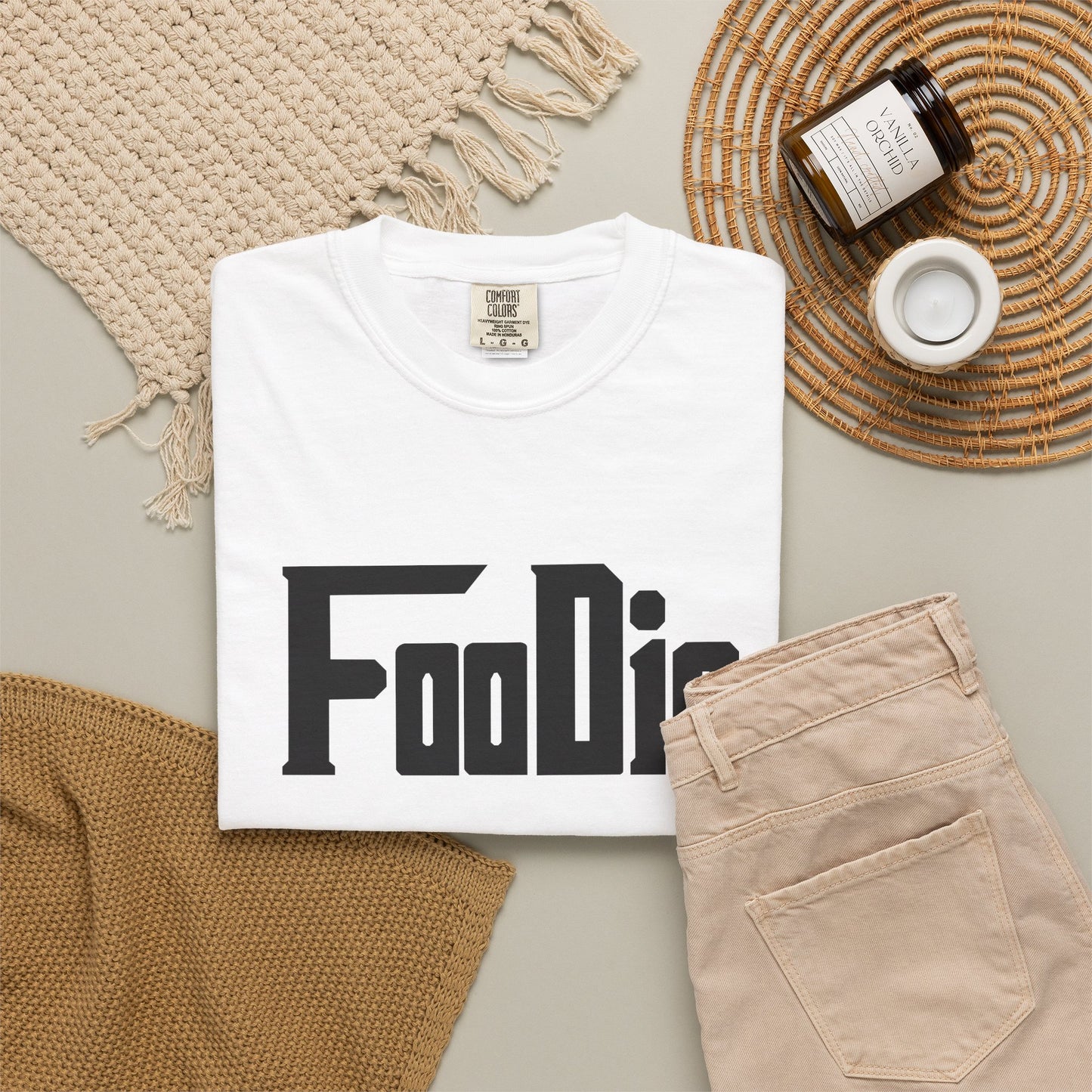 LO.E.F Foodie Unisex Tee Shirt (Black)