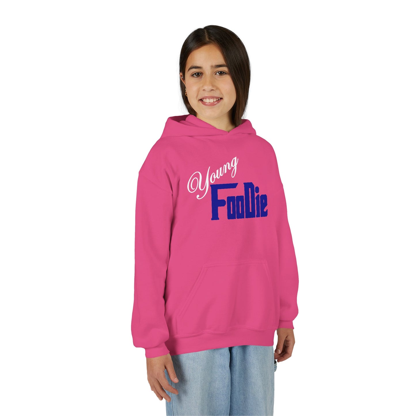 L.O.E.F Young Foodie Youth Hooded Sweatshirt (Dark Blue)