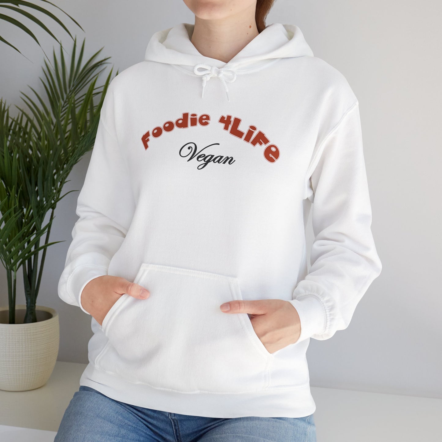 L.O.E.F Foodie 4Life Vegan Hoodie (Rust)